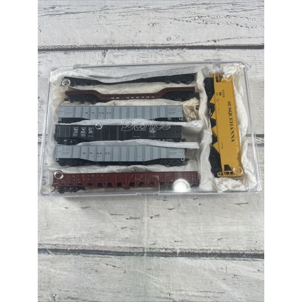 HO Scale Freight Car Lot of 7 NYSW US Army NYC B&O PRR MOW Hopper Gondola